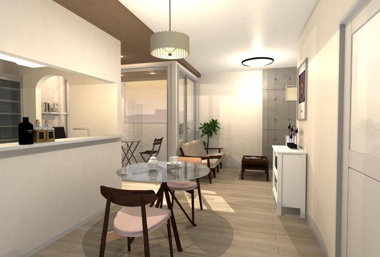 近江八幡に「2階にLDKのあるメゾネット賃貸」が完成します。